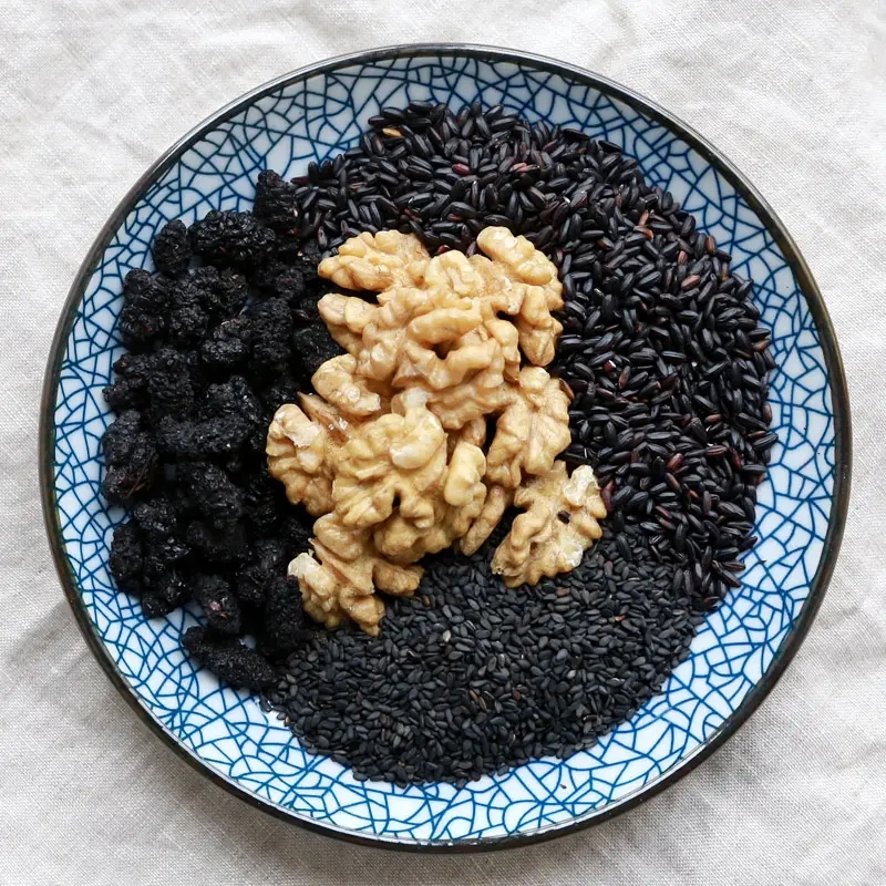 黑芝麻枣粥